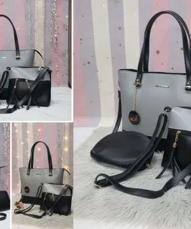 Hand bag Zeenat Style 3‑piece crossbody bag set for girls – trendy women’s handbag collection