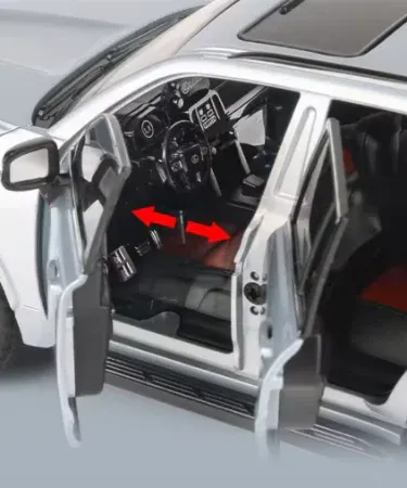 1:24 Lexus LX 600 officially licensed diecast model car with metal body, sound & light features, openable doors, displayed in its premium gift box