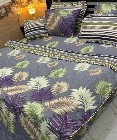 7‑piece printed mic cotton comforter set with duvet cover, pillow shams, flat sheet and pillowcases – vibrant bedroom décor, imagecaption=Elegant 7 Pc Printed Mic Cotton Comforter Set – Perfect for a stylish and comfortable bedroom,