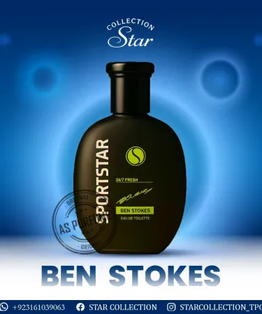 SPORTSTAR 24/7 Fresh Ben Stokes Eau De Toilette Perfume for Men – Original Bottle , imagecaption=SPORTSTAR 24/7 Fresh Ben Stokes Eau De Toilette – Long‑Lasting Men’s Fragrance ,
