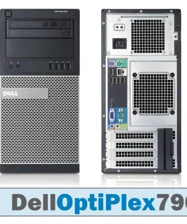 Optiplex 790 Tower desktop PC with Intel i3/i5 processor, ready for custom RAM and storage installation