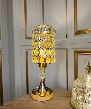 Elegant crystal table lamp 1 piece – premium crystal lighting for home décor, imagecaption=Crystal Table Lamp – adds brilliance and style to any room.