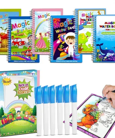 Abu Turab (أبو تراب) Magic Water Book single pack – eco‑friendly non‑toxic drawing book for kids
