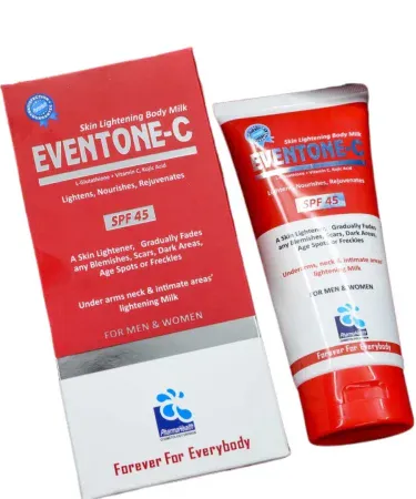 Eventone C Body Milk – skin whitening body moisturizer in elegant packaging, suitable for daily use