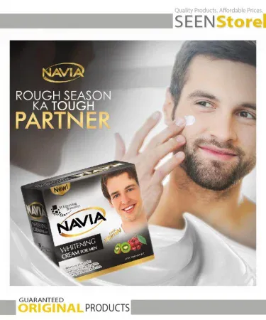 Navia Beauty Cream for Men – 1 Pack, premium skin‑lightening cream for men, packaged in a sleek white tube