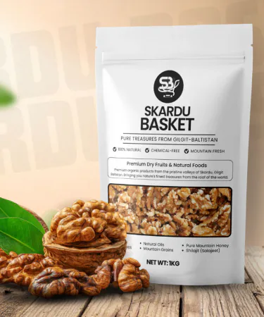 Jumbo Walnut (Akhrot) organic hand‑picked from Northern Pakistan – premium, chemical‑free walnuts , imagecaption=Premium organic Jumbo Walnut (Akhrot) from Skardu Basket – fresh, mountain‑grown, and ready for doorstep delivery ,