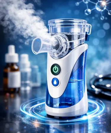 Portable Mini Mesh Nebulizer Machine with Asthma and Respiratory Care features**