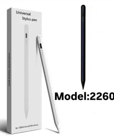 Black stylus pen with ABS metal body for precise touchscreen use, imagecaption=Stylus Pen – Black – 1 Pcs – Precise Touchscreen Control,