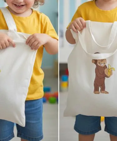 Customized hand‑painted eco‑friendly tote bag with vibrant design, imagecaption=Personalized tote bag crafted by Khareedo|Kharedo – perfect for any style. ,