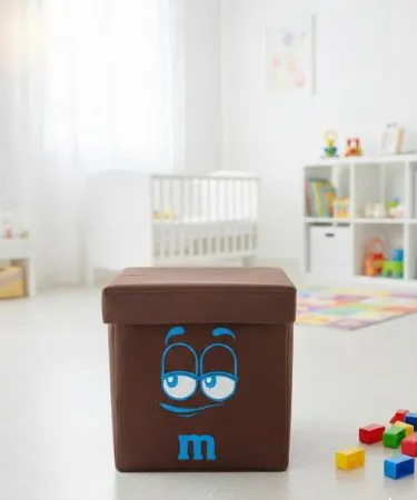 large cartoon toy storage foldable boxes with cute character designs for kids, perfect for organizing toys and accessories