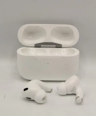 Apple AirPods Pro 2 ANC wireless earbuds with Type‑C charging case – sleek design, H2 chip, and adaptive transparency feature.