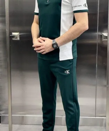 Summer track suit with polo style shirt by Clothex Outfitters – luxury fabric, premium texture, breathable material