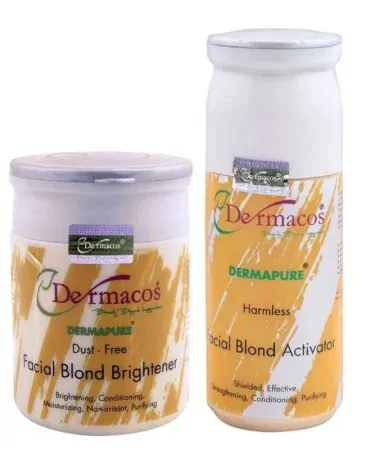 Dermacos Facial Blond Brightener 200 g & Activator 200 ml – Khareedo | Kharedo