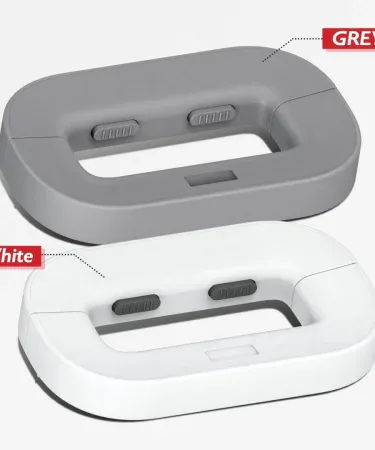 Self‑adhesive fridge door lock for child safety, easy punch‑free installation, BPA‑free ABS material, 3M adhesive, suitable for refrigerators, freezers, cupboards and wardrobes.