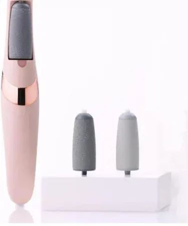 Abu Turab rechargeable electric foot callus remover with multiple attachments for pedicure and dead skin removal, imagecaption=Abu Turab Electric Foot Callus Remover – Portable rechargeable pedicure tool for smooth feet.