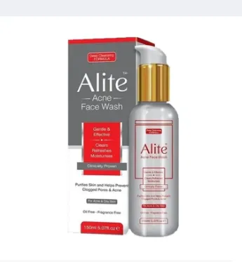 Alite Acne Face Wash – Oil Control, Pimple & Dark Spot Removal Cleanser 150ml bottle on white background, imagecaption=Alite Acne Face Wash – Oil Control, Pimple & Dark Spot Removal Cleanser 150ml – Clear skin solution available on Khareedo & Kharedo.