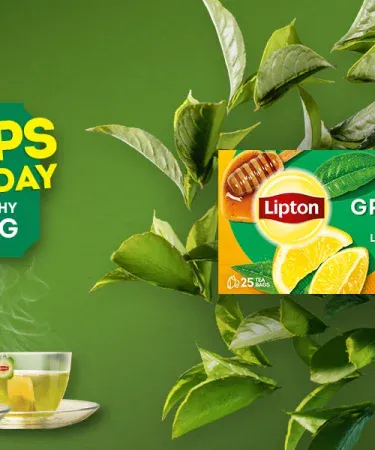 Green Tea Zesty Lemon & Honey 25 Tea Bags – Zero Calories – premium tea bags for a refreshing brew