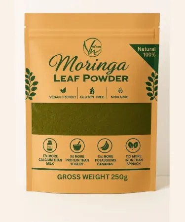 Organic Moringa Leaf Powder – 250g, 500g & 1kg packs for weight loss, immunity & energy boost, made in Pakistan