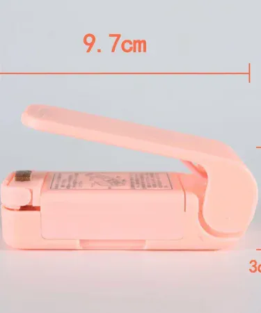 Abu Turab (أبو تراب) portable battery operated mini heat sealer – compact design, multiple colour options, ideal for sealing snack and freezer bags