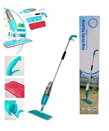 Abu Turab 1 PCS Water Spray Mop with Flat 360° Spray Head and Refillable Bottle, imagecaption=Abu Turab (أبو تراب) Water Spray Mop – Flat 360° Spray, Microfiber Pad, Refillable Bottle.