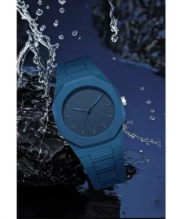 Abu Turab (أبو تراب) Blue Aura Watch – unisex quartz sports watch with anime‑inspired dial, blue colour, durable ABS case