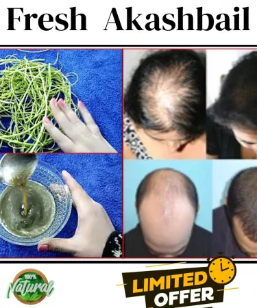 Fresh Organic Akashbail (Amar Bail) – pure Dodder plant in 250 g, 500 g, 1 kg and 2 kg packs for hair growth and skin care, packaged for Khareedo/Kharedo delivery