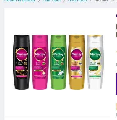 Pack of 5 Shampoos 185ml each – Meclay London – Save Rs 200, imagecaption=Value pack of five 185 ml shampoos for dry hair, fragranced, with Rs 200 savings – available on Khareedo | Kharedo.