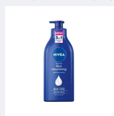 Nivea Nourishing Body Milk Lotion 200ml – Hydrating body milk for dry skin, imagecaption=Nivea Nourishing Body Milk Lotion 200ml – Moisturizing care for dry to very dry skin, available on Khareedo | Kharedo with COD.
