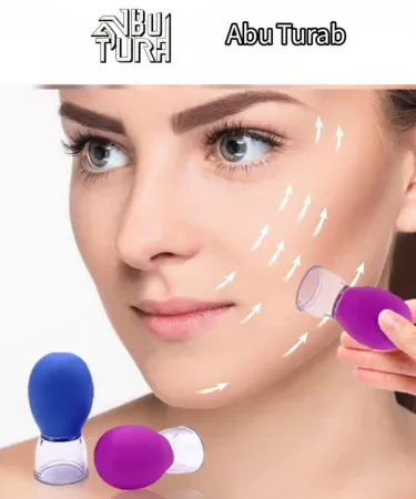 Abu Turab silicone guasha cupping therapy massage cup – glass facial cupping set for body and face relief