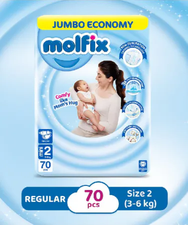 MOLFIX JUMBOO STAGE 2 70 PCS premium building block set displayed on a colorful play mat