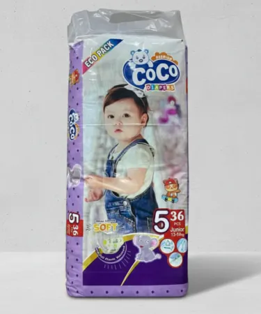 COCO BABY DIAPERS X LARGE 36 PCS premium ultra‑absorbent diapers pack