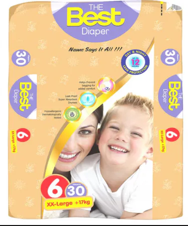 THE BEST DIAPERS XXL 30 PCS – premium ultra‑absorbent baby diapers pack of 30