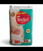 Rocket Premium Diapers Small 48 pcs packaging – premium baby diapers, imagecaption=Rocket Premium Diapers Small 48 pcs – available on Khareedo | Kharedo with Check‑on‑Delivery service,