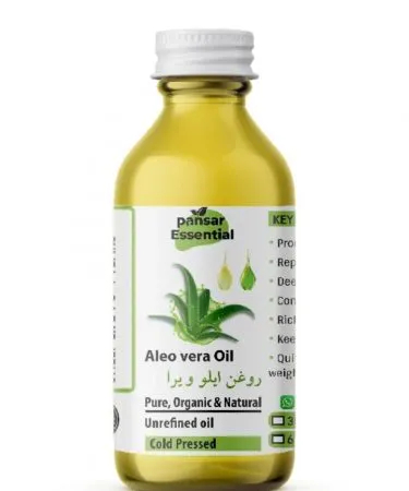 Aloe Vera Oil 30ml organic natural oil bottle, imagecaption=Organic Aloe Vera Oil 30ml – soothing skin & hair care,