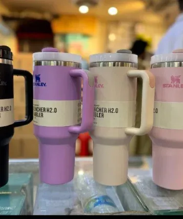 40oz STANLEY Stainless Steel Tumbler 1200ml – premium insulated drinkware, imagecaption=Premium 40oz Stanley stainless steel tumbler (1200 ml) perfect for hot and cold beverages, available on Khareedo & Kharedo.