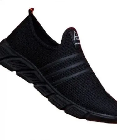 Men’s Canvas Slip-On Loafers in Black, Grey and Blue – lightweight breathable casual shoes for men and boys, perfect for walking, gym and daily wear, imagecaption=Stylish ultra‑lightweight canvas slip‑on loafers available in multiple colors and sizes, ideal for every casual occasion.