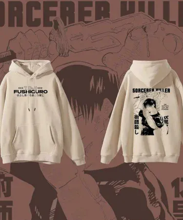 Anime printed unisex hoodie for men and women – vibrant anime design, soft fabric, comfortable fit