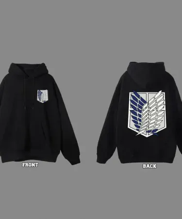 Anime printed unisex hoodie with vibrant design, perfect for men and women, imagecaption=Stylish anime printed hoodie – available at Khareedo|Kharedo.