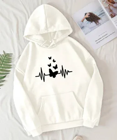 Cute heart printed hoodie for girls – new winter collection, soft cozy fabric with vibrant heart design, imagecaption=Stylish heart printed hoodie for girls from Khareedo & Kharedo – perfect for winter.