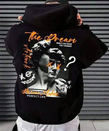 Stylish unisex printed hoodie with vibrant graphics, comfortable fit, and adjustable hood – perfect for men and women