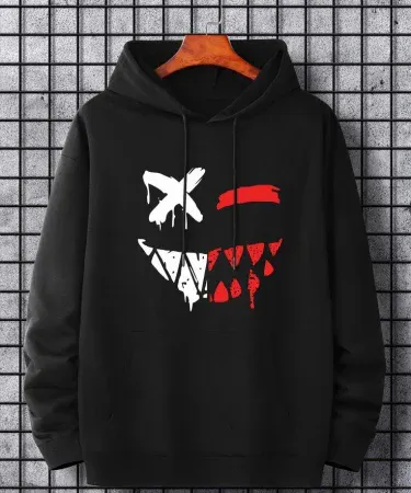 Printed unisex hoodie with unique design – Khareedo Kharedo, imagecaption=New design printed hoodie for men and women – available at Khareedo | Kharedo.