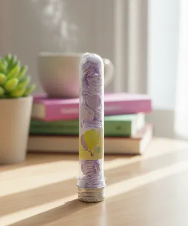 Premium Lavender Scented Paper Soap Flakes in Travel Tube – Portable Hand Wash Soap Sheets – Khareedo