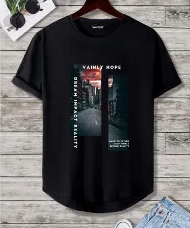 printed-men-s-tshirt-new-casual-tee.jpg , imagecaption=Printed men's casual t‑shirt with vibrant print – perfect for everyday wear ,