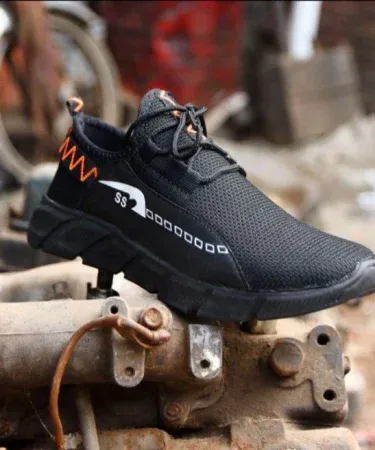 Men’s Canvas Slip-On Loafers lightweight breathable casual shoes for men and boys 2026 black grey blue options