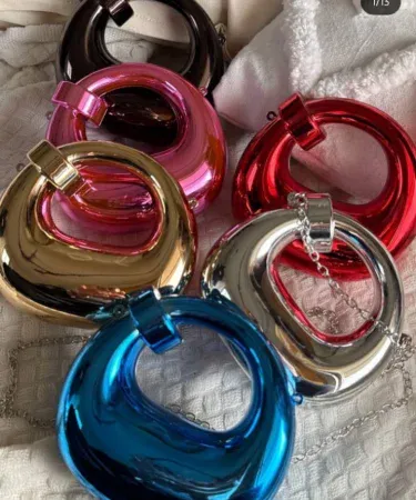 Most Demanding Moon Bag mini size Ikralic waterproof sling bag with long chain, available in 6 colours