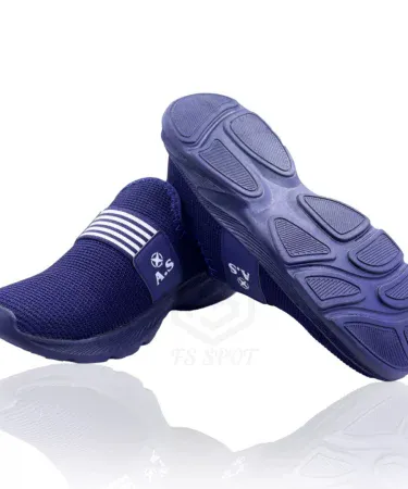 Men’s casual canvas classic loafers – slip‑on flat shoes in black, grey and blue, perfect for walking, gym and everyday wear