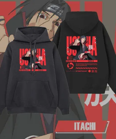 New Anime printed unisex hoodie with vibrant anime design, suitable for men and women