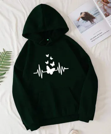 Cute heart printed hoodie for girls – new winter collection, soft cozy fabric with vibrant heart design, imagecaption=Stylish heart printed hoodie for girls from Khareedo & Kharedo – perfect for winter.