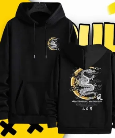 Amazing unique printed men's hoodie with vibrant design, soft fabric, adjustable hood – Khareedo|Kharedo