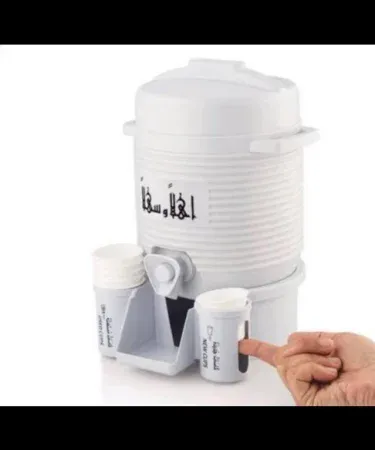 Royal چھوٹا جام جام کولر 2L Mini Zamzam Cooler – سفید رنگ میں، ہلکا اور اسٹائلش ڈیزائن